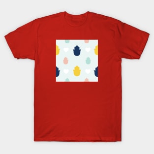 Colorful Hamsa Pattern T-Shirt